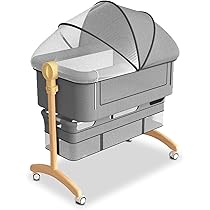 Amazon.co.jp: 【2025年新モデル】ベビーベッド 添い寝ベッド ゆりかご